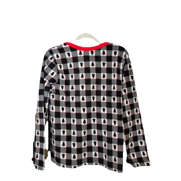 Jammies for your Families Womens Pajamas Set  Medium Plaid Trees Top Jogger NWT - Picture 7 of 11